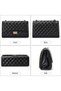 Women Tote Bags Cross Bags Crossbody Shoulder Sling Handbag Satchel Purse, Ladies Quilted Leather Chain Clutch - 3