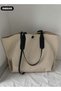Tote Bag Large-capacity Handbag Fashionable Quilted Shoulder Bag For Women Large Capacity Bucket Bag Travel Messenger - 3