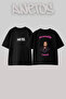 Kanye West_61 Design Printed Unisex Oversize Black Tshirt