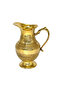 Mughal Style Brass Water Serving Jug – Handcrafted Elegance Gold Finish(H:8.5"W:5"Weight:1.100Kg) - 2