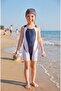Girl's Boneli Shorts Swimsuit Suitable for Pool and Beach Use