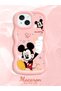 iPhone 13 Compatible Case Camera Protector Pink Silicone Couple Phone Case Cute Pattern - 2