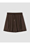 Brown Modal Blend Women's Shorts - 7