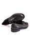 Gray Color Laceless Genuine Leather Leather Sole Men's Shoes - 2