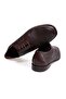 Brown Lace-Up Genuine Leather Men's Shoes - 2