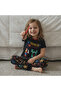 Children's Cotton Printed Black Color 2-Piece Set Cb1051 - 3