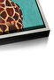 Funny Giraffe Kids Wall Art | Portrait Framed Canvas Print | Luxury Islamic Decor for Kids Room - 4