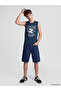 Original Oval Collar Printed Boys' Undershirt - 2