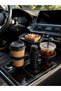 Car Cup Holder Expander Organizer with Dual Cup Holders and Tray - Eterna8312-4722 - 3