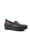 42660 Genuine Leather Black Women's Daily Mother Shoes - 2