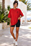 Premium Palm Tree Printed Unisex Oversize Women's T-Shirt Cotton Oversize T-Shirt