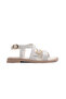 İk 2065 Cross-Strap Adjustable Buckle Detailed Sandals