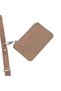 Léona mink taupe phone strap and card holder wallet set - 7