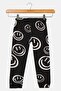 Kids Boy Drawstring Allover Print Jogger Pants, Black - 3