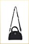 Sofia Women's Baguette Hand and Shoulder Bag - Black - 3