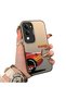 Vivo Y04 Compatible Hard Acrylic Back Silicone Edge Lens Protection Case