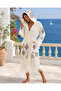100% Cotton Premium Muslin Bathrobe - Standard Size Beach Robe - 3