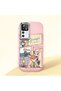 Redmi K50 Ultra Compatible Shock-Absorbing Camera Protected Pink Silicone Case