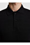 Black Slim Fit Polo Collar T-Shirt 50328376-Vr046 - 6