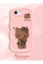 iPhone Se 2022 Compatible Case Camera Protector Pink Silicone Couple Phone Case Kitty Pattern - 2