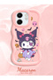 Infinix Smart 9 Compatible Case Camera Protector Pink Silicone Couple Phone Case Cartoon Pattern - 2