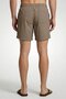 Men Solid Swimming Shorts, Brown - 3