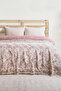 Sakura Pink Muslin Bedspread, Pique 4-Layer 100% Cotton, 240*260 cm - 2