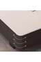 Coffee Table Living Room Home Simple Style Light Luxury White Slate + Black Cabinet 140*60cm - 4