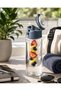 Water Bottle Fruit Infuser 700ml BPA Free Tritan Sports Bottle with Flip Top Leak Proof Lid Reusable Infused Water Bottle for Gym Fitness Detox Hydration Office School Travel Outdoor Use (PINK) - 2