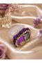 Stone Zikir Ring Digital Tally Counter Colorful Counter Ring with Pearl Beads Decoration - 2