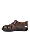 Brown Genuine Leather Men's Sandals 8520 m - 4