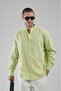 Trend Biz Classic Regular Fit Stand Collar Linen Shirt