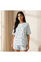Intimates Pyjama Set Printed T-shirt & Shorts Cotton - 3