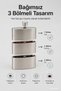 Trivault ™   3-Layer Stainless Steel Flask Multi-Compartment Travel Camping Outdoor Steel Beverage Flask - 2