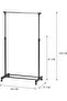 CD1202 Single Pole Telescopic Clothes Hanger – Adjustable Clothing Rack, Space Saving Clothes Hanging Organizer for Bedroom, Laundry Room & Wardrobe - 3