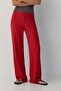 Comfortable Fit High Waist Wide-Leg Viscose Mix Women's Trousers - 3