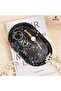 Marble Vanity Tray 9.75" Handmade Black Jewelry, Candle & Perfume Holder for Decor - 6