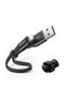Cablu Nimble USB-A la Lightning 23cm 2A Negru - 4