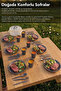 7-Piece Storage Container with Strainer and 32-Piece Portable Garden Camping Serving Set Gray - 5