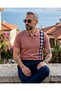 Men's Old Money Zippered Knitwear Polo - 4