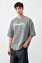 Oversize Printed T-Shirt Smoked - 5