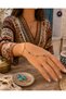 Celestia Nazar Hand Chain Bracelet with Star and Nazar Boncugu Motif Şahmeran Bracelet - 2