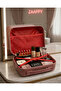 Hard Shell Travel Makeup Case, Unbreakable PP Material, Lightweight, Beauty Organizer, Cosmetic Storage Bag with Handle - 4