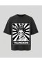 Japanese Style T-Shirt with Anime Kimono Girl Character
