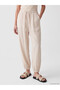 Lcw Vision Beige Women's Jogger Pants with Elastic Waist - 2