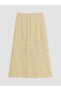 Nevavm Polka Dot A-Line Skirt with Zipper at the Waist - 4