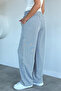 Navy Blue Women's Waterway Patterned Elastic Waist Trousers - 4