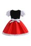 (cl351 Size 120cm-L)Halloween Costume for Kids,Role Play Little Red Riding Hood, Red Riding Hood Halloween Cosplay Costume for Girls, Halloween Deluxe Set,Halloween Party Dress Up,100-130cm - 4