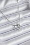 316L Steel Silver Color Heart Model Women's Necklace