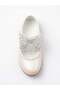 Girl's Shiny Bow Detailed Velcro Orthopedic Ballerinas